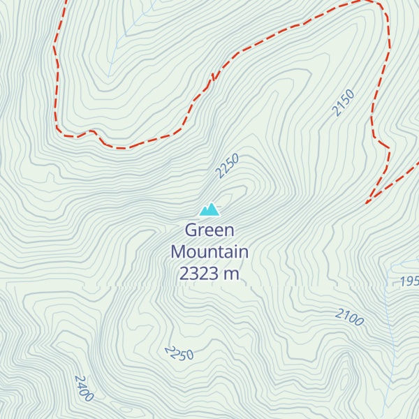 Map of Green Mountain