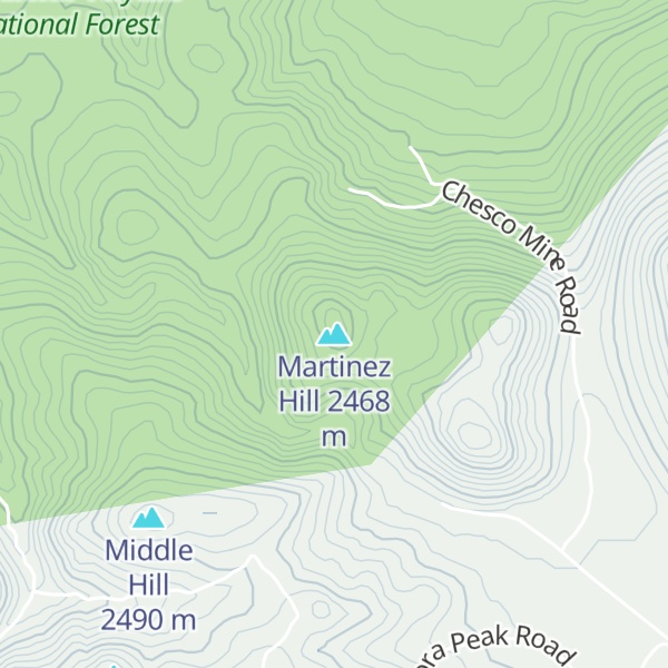 Map of Martinez Hill