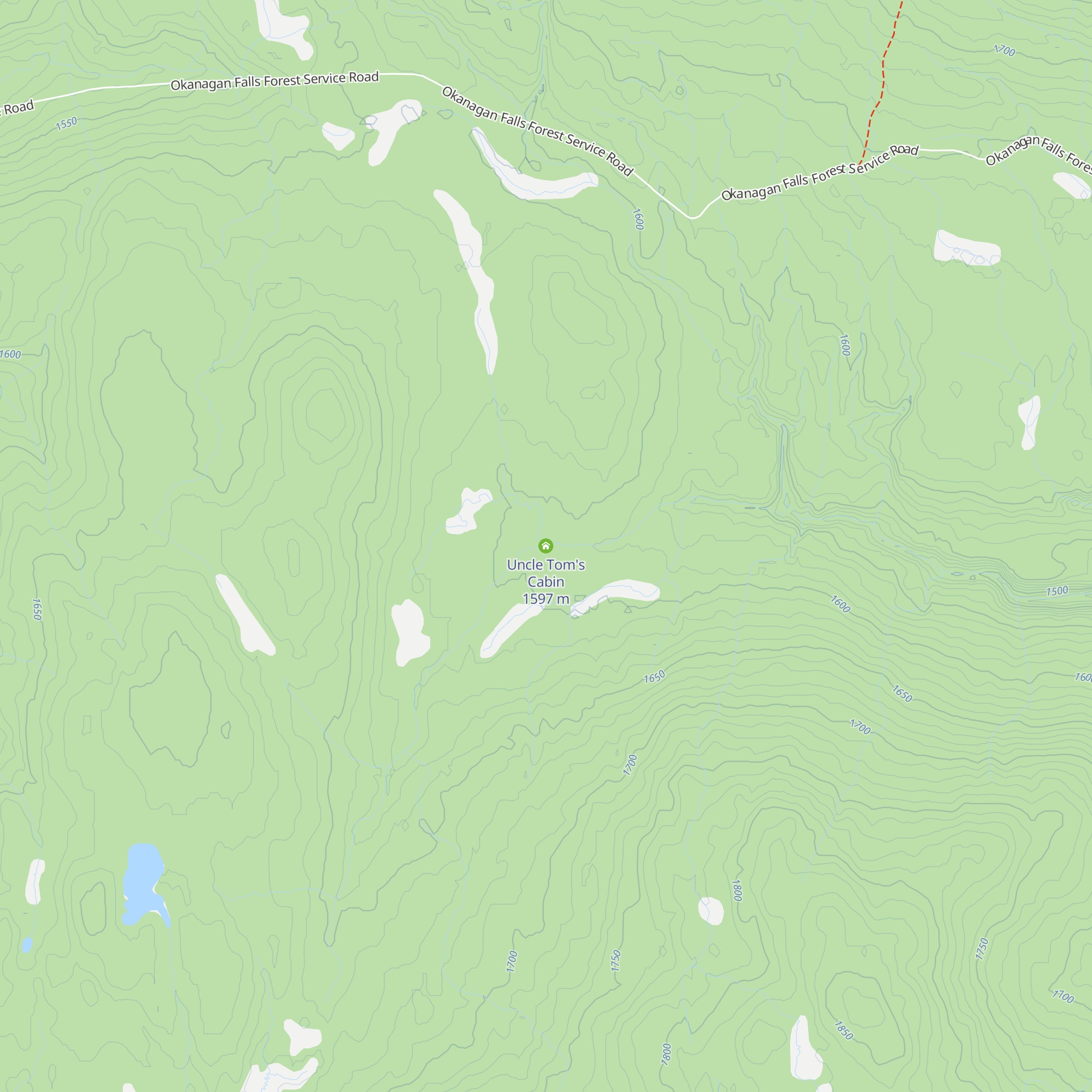 Uncle Tom's Cabin map