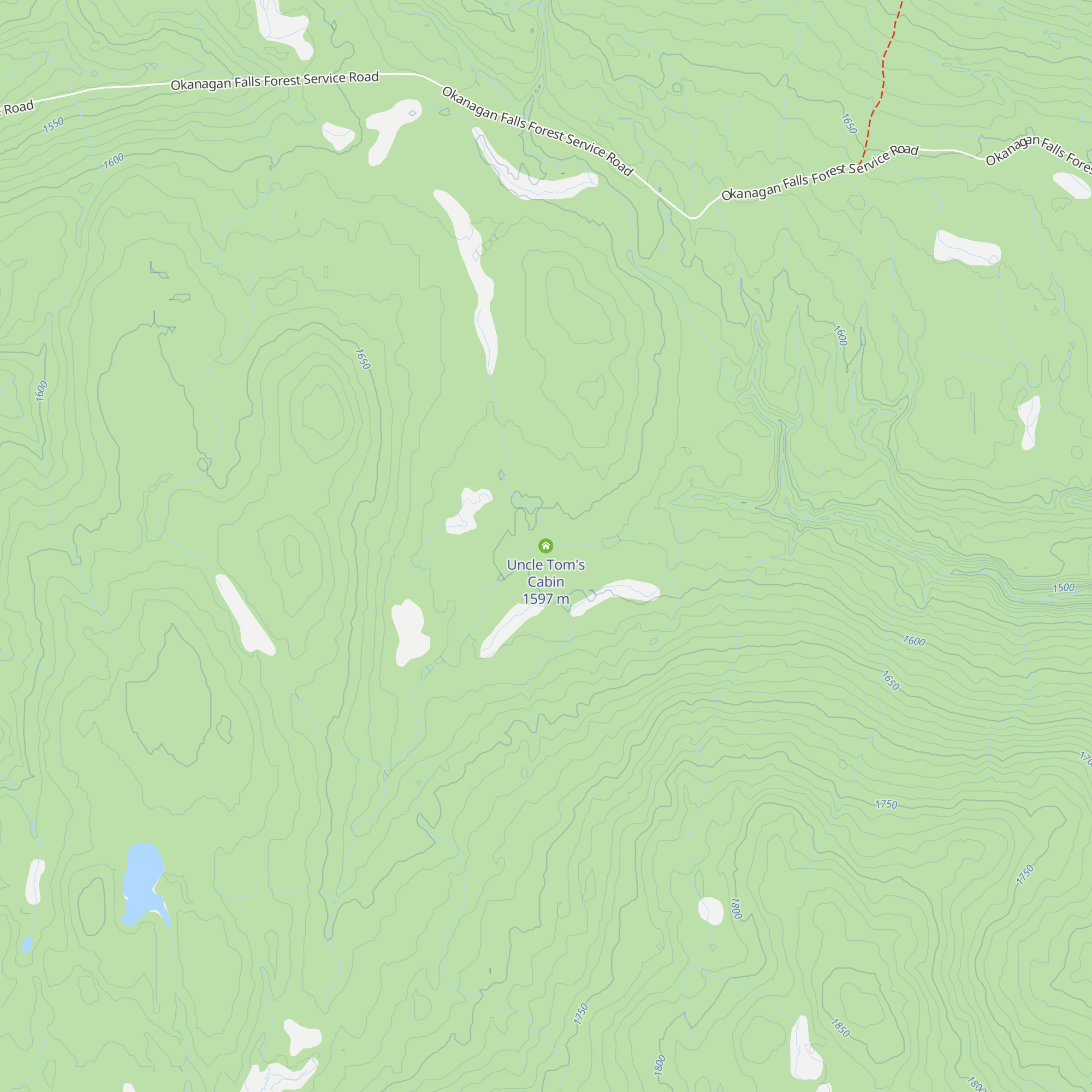 Uncle Tom's Cabin map