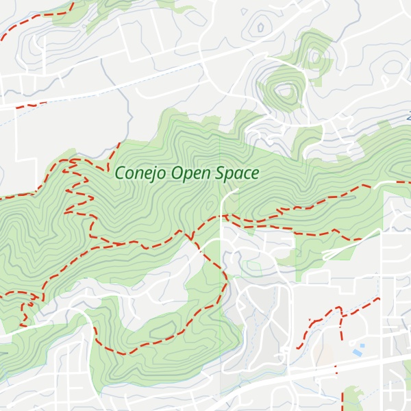 Map of Mount Clef