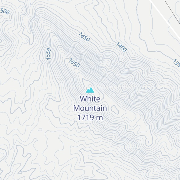 Map of White Mountain