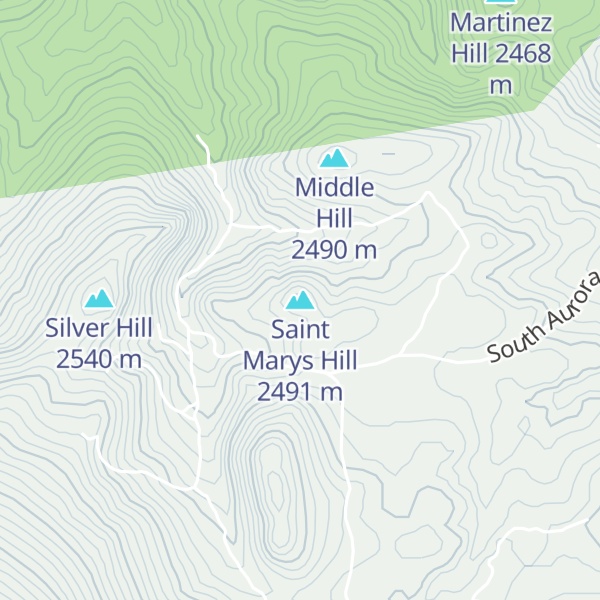 Map of Saint Marys Hill