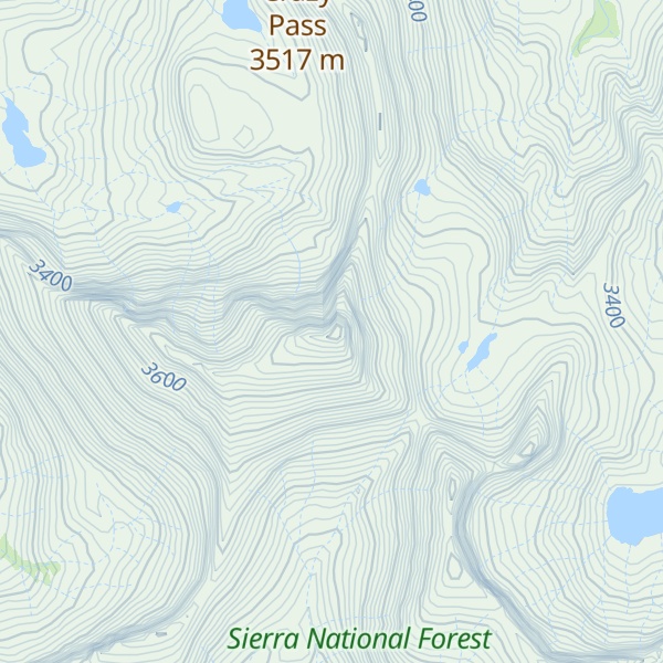 Map of Mount Hooper