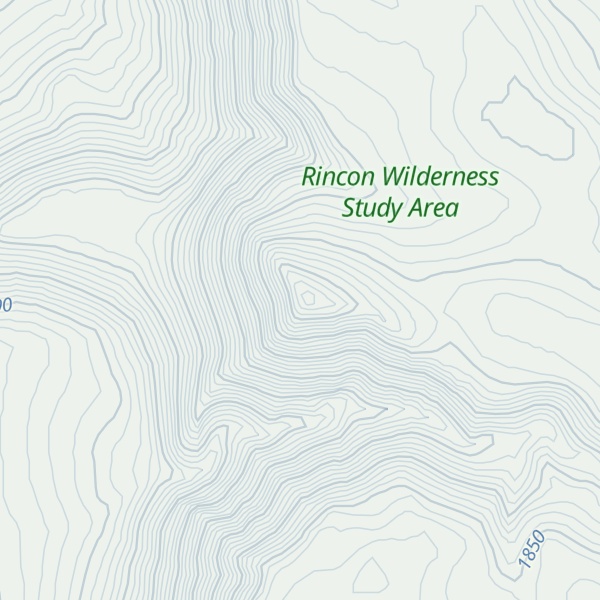 Map of Square Mountain