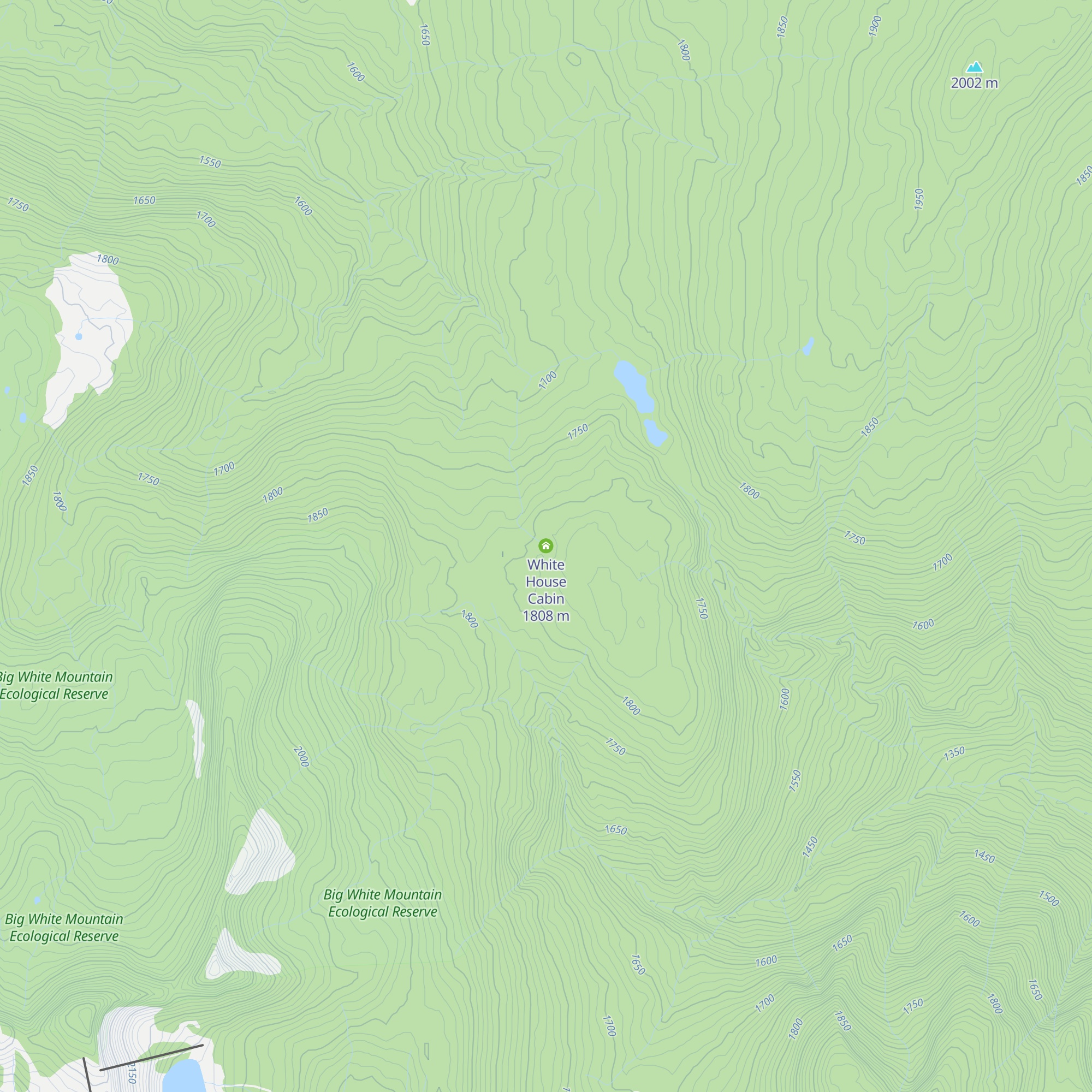 White House Cabin map