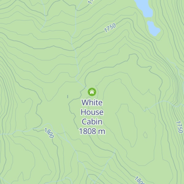 Map of White House Cabin