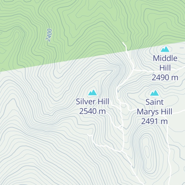 Map of Silver Hill