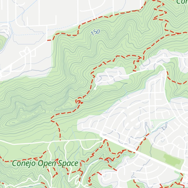 Map of Mountclef Ridge