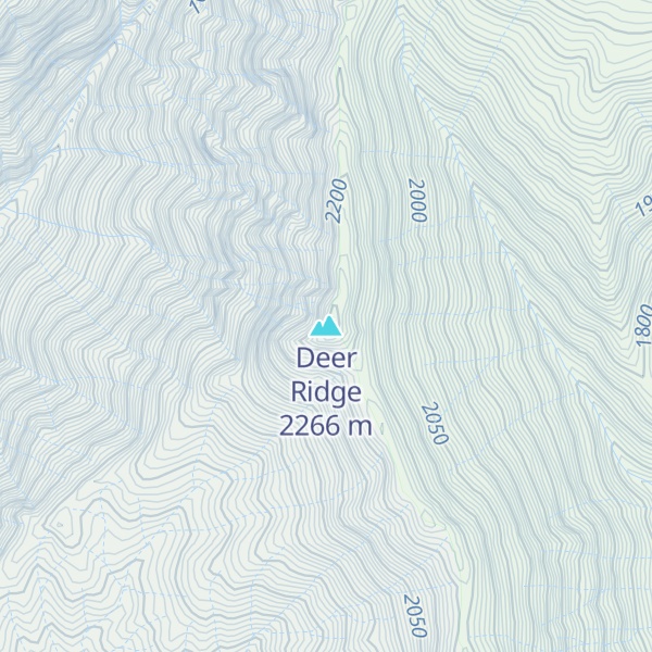 Map of Deer Ridge