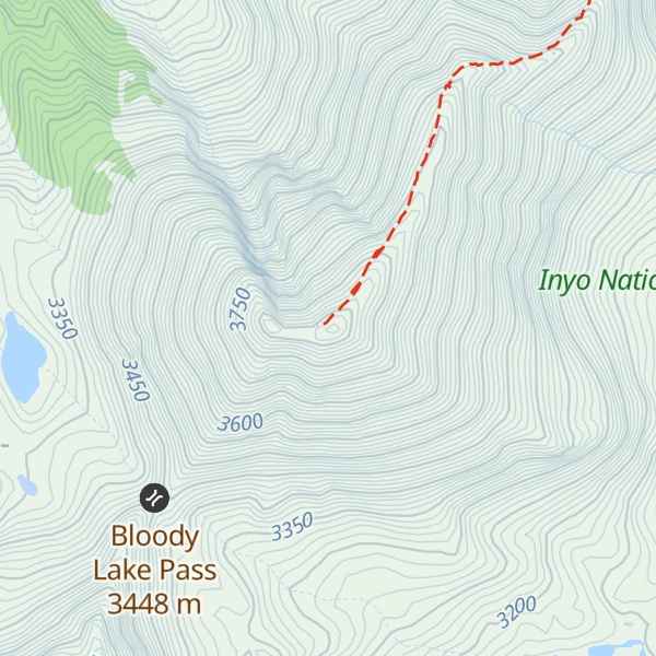 Map of Bloody Mountain
