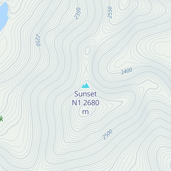 Map of Sunset N1