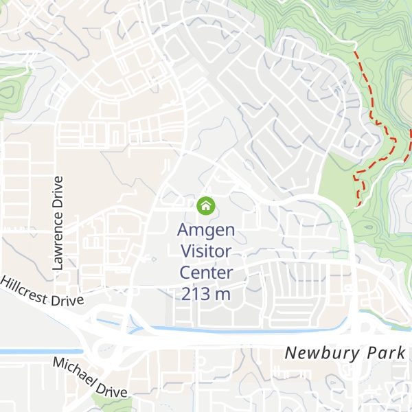 Map of Amgen Visitor Center