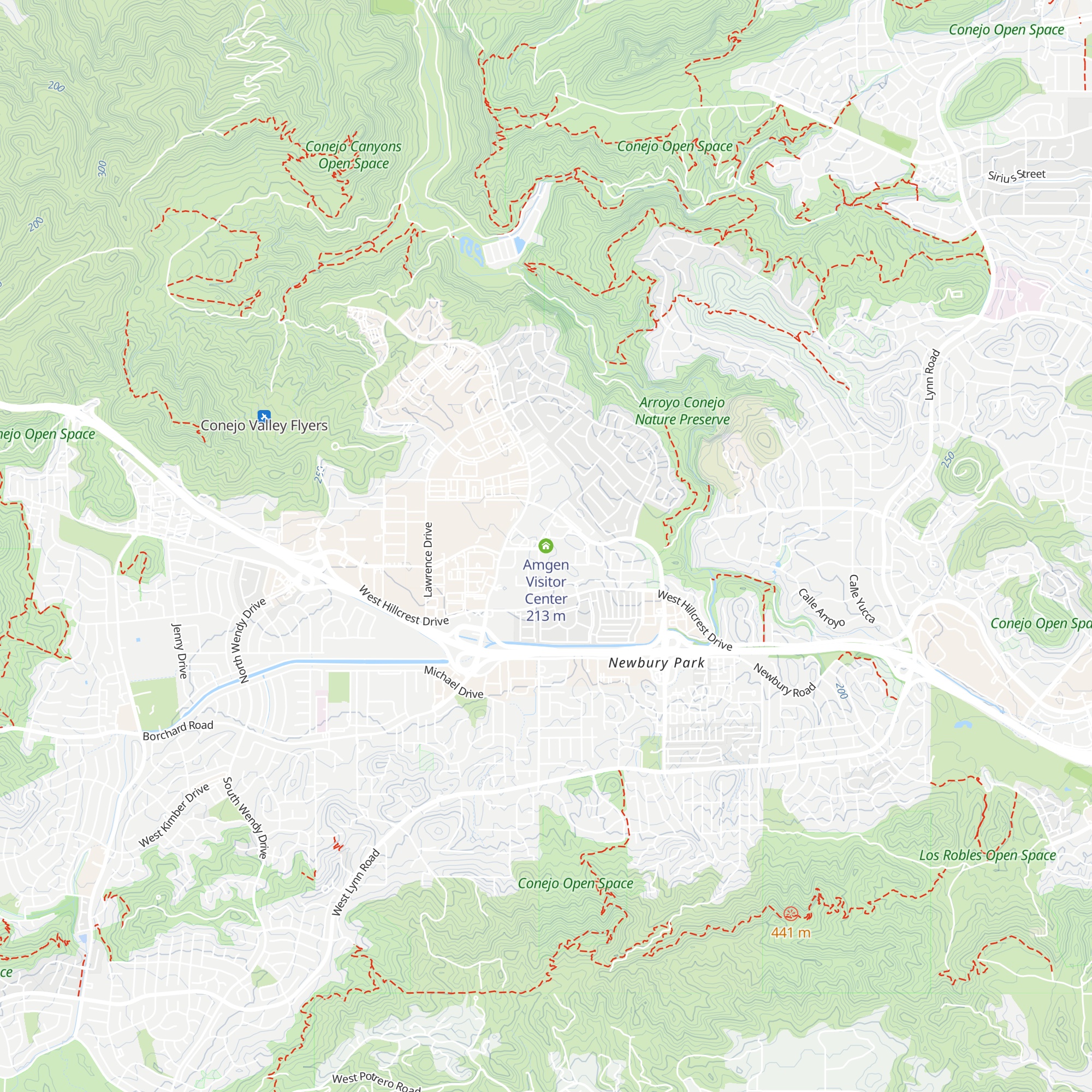 Amgen Visitor Center map