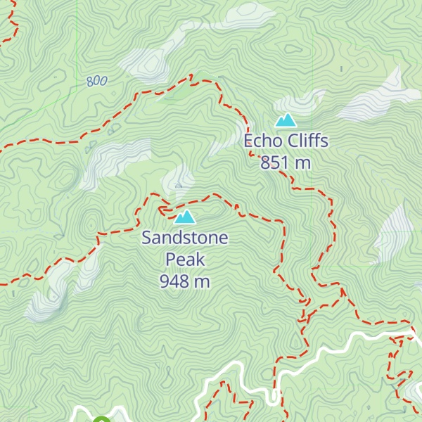 Map of Split Rock