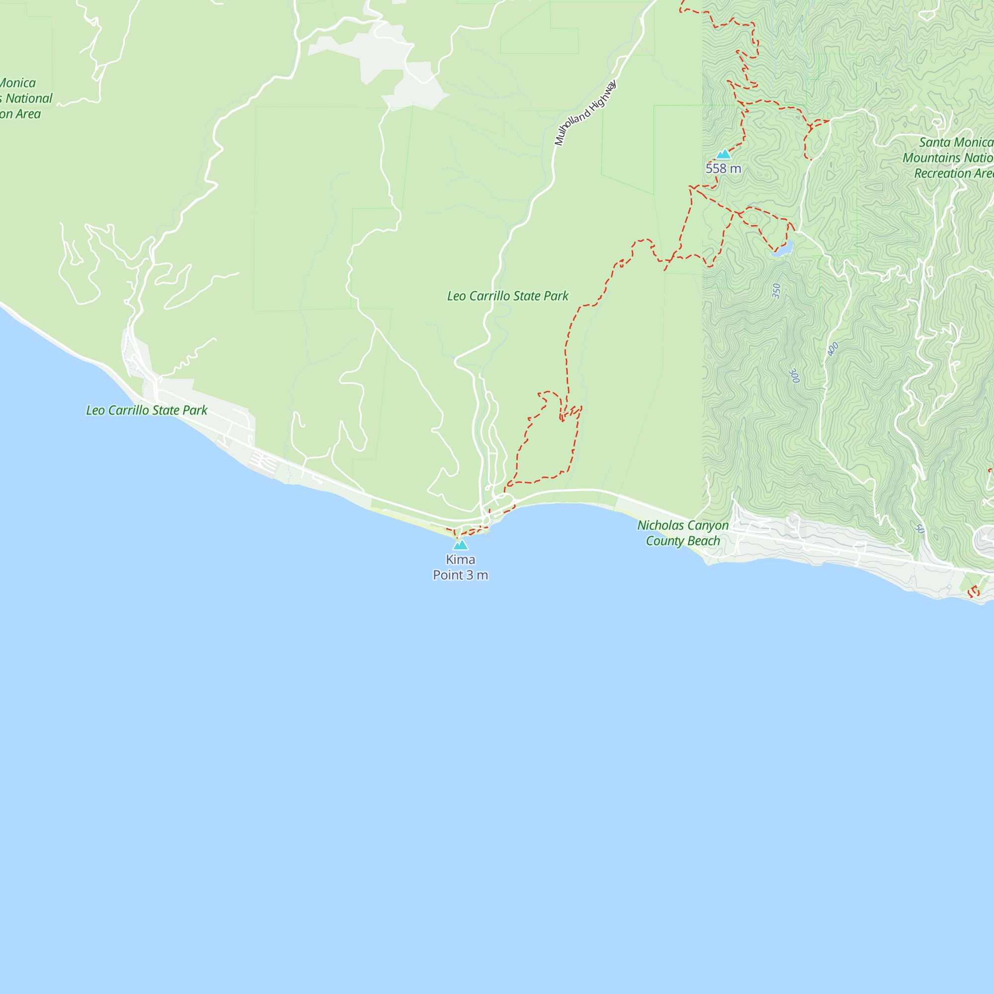 Leo Carrillo Visitor Center map