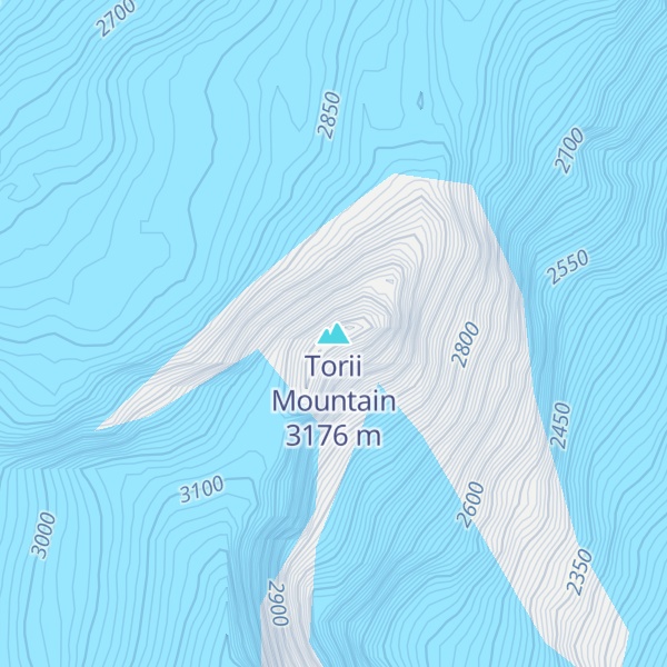 Map of Torii Mountain
