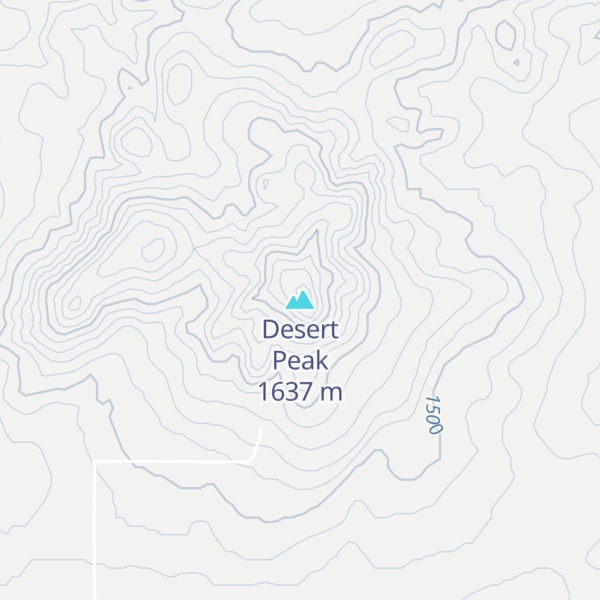 Map of Desert Peak