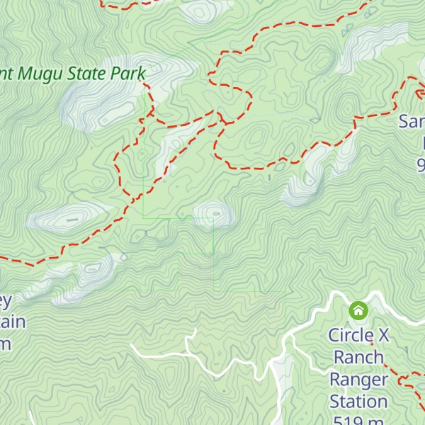 Map of Exchange Peak