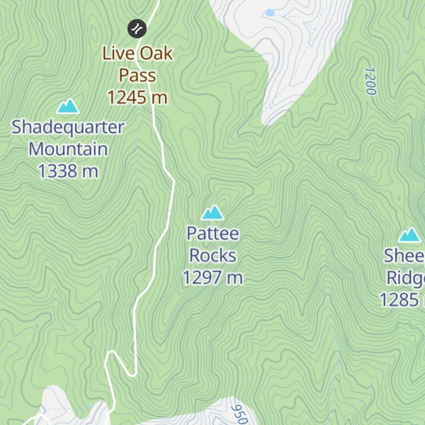 Map of Pattee Rocks