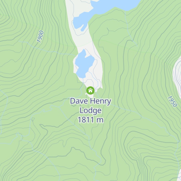 Map of Dave Henry Lodge