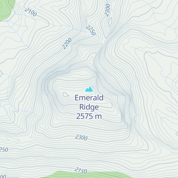 Map of Emerald Ridge