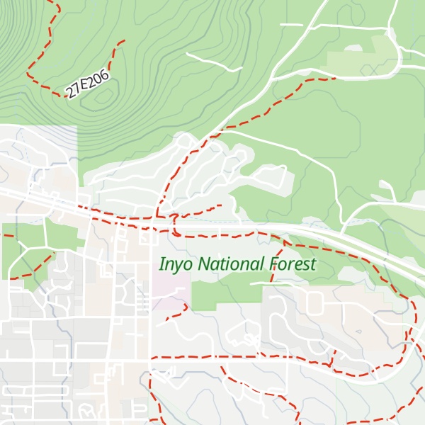 Map of Mammoth Visitor Center