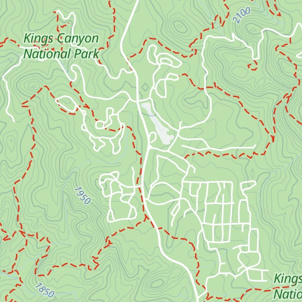 Map of Grant Grove Visitor Center