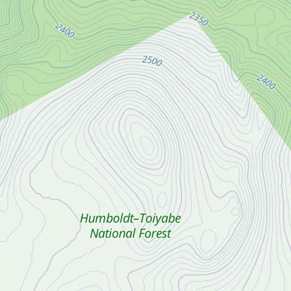 Map of Bald Peak