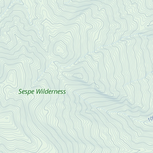 Map of Devils Heart Peak