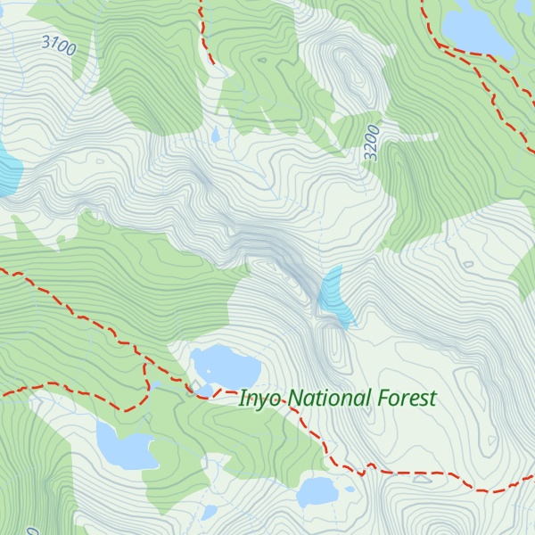 Map of Mammoth Crest