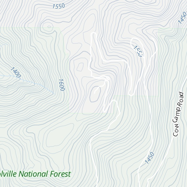 Map of Buckhorn Mountain