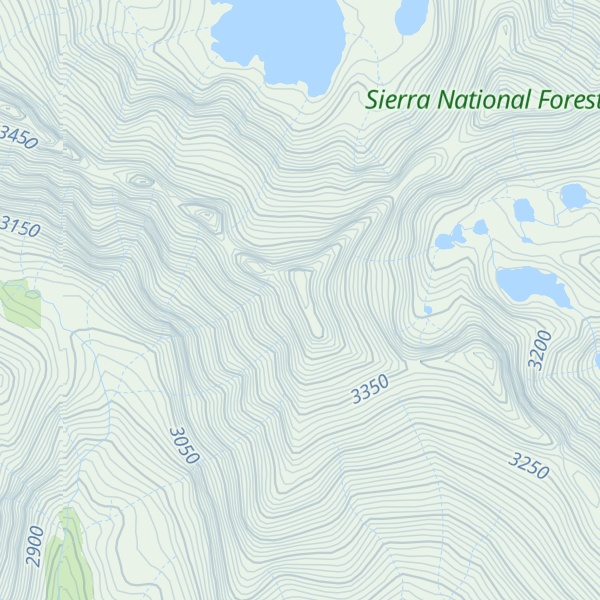 Map of Graveyard Peak