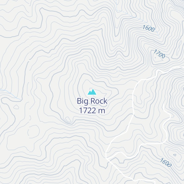 Map of Big Rock