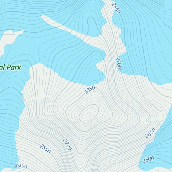 Map of Calumet Peak