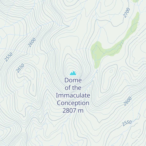 Map of Dome of the Immaculate Conception