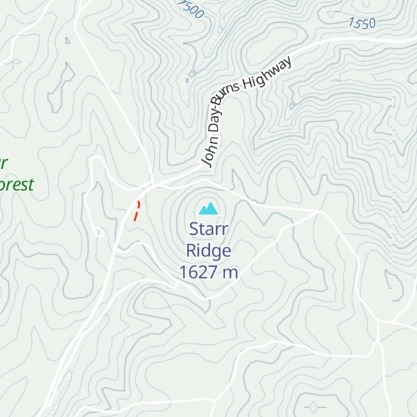 Map of Starr Ridge