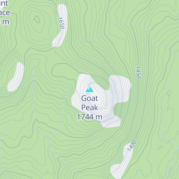 Map of Goat Peak