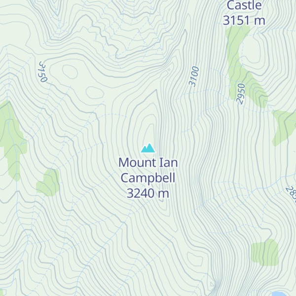 Map of Mount Ian Campbell