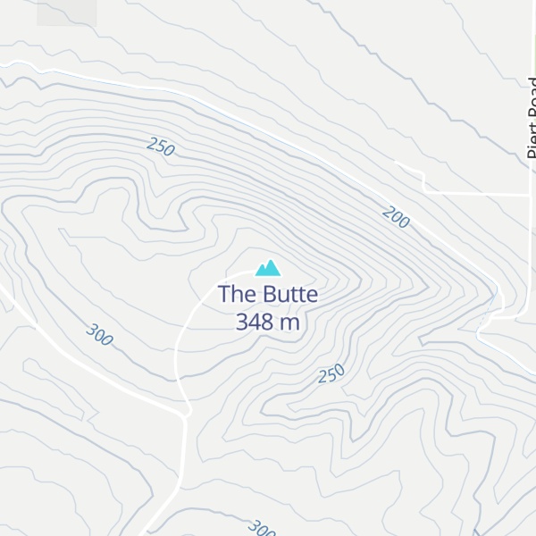 Map of The Butte