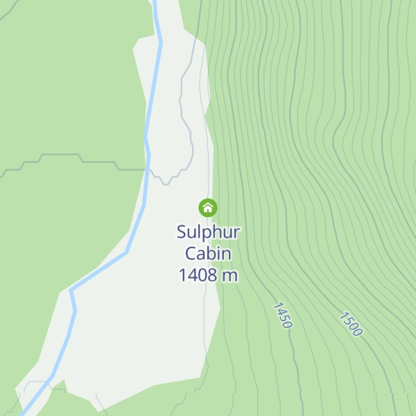 Map of Sulphur Cabin
