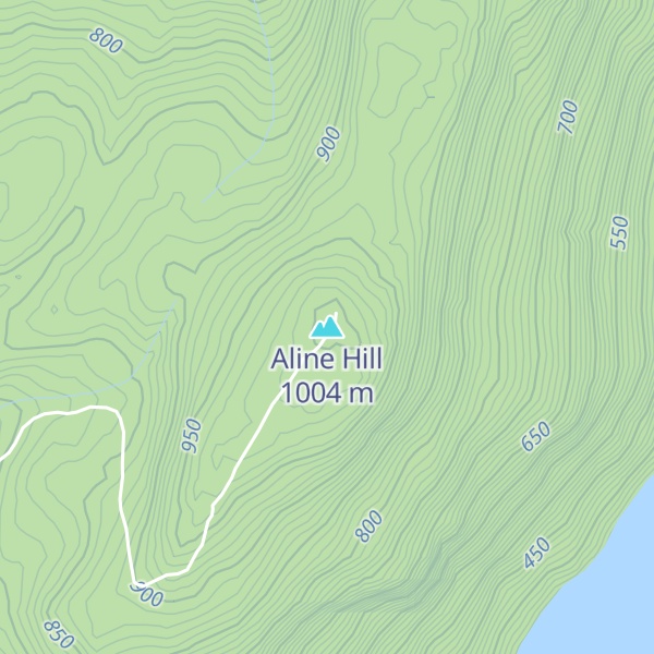 Map of Aline Hill