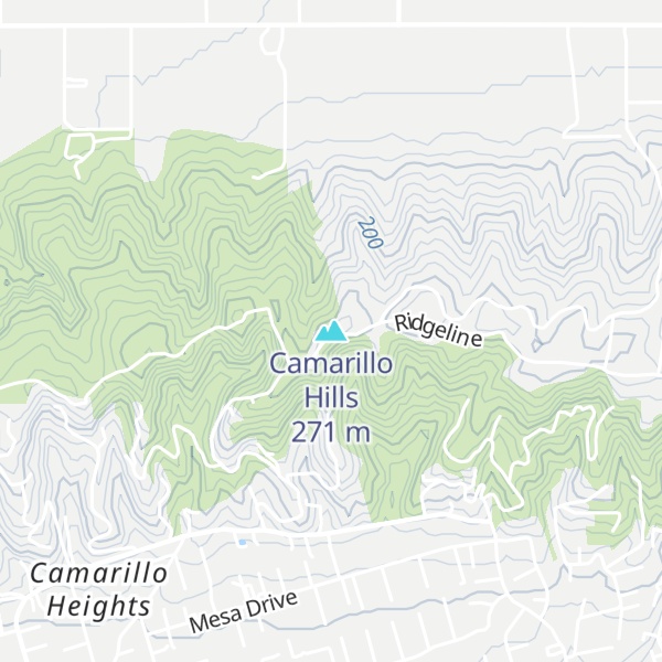 Map of Camarillo Hills