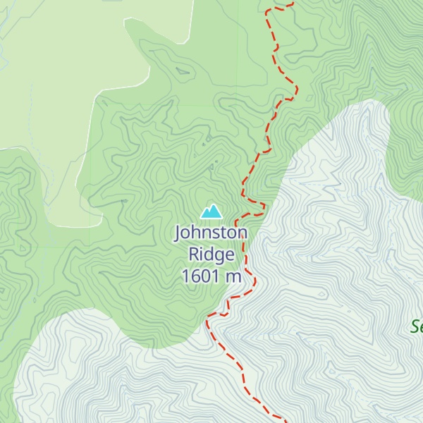 Map of Johnston Ridge