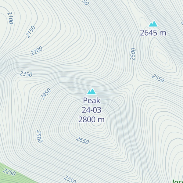 Map of Peak 24-03