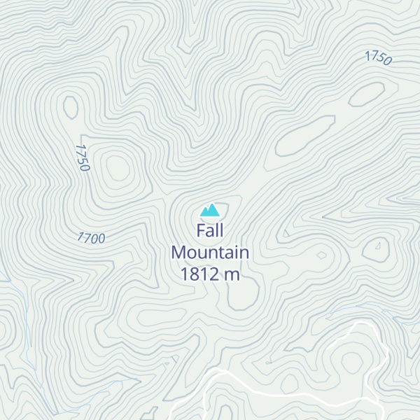 Map of Fall Mountain