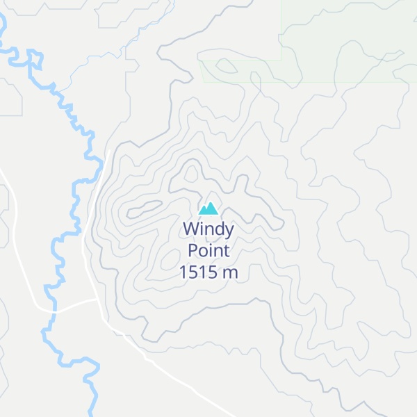 Map of Windy Point