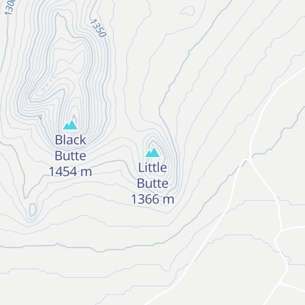Map of Little Butte