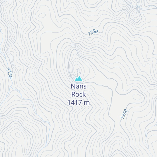 Map of Nans Rock
