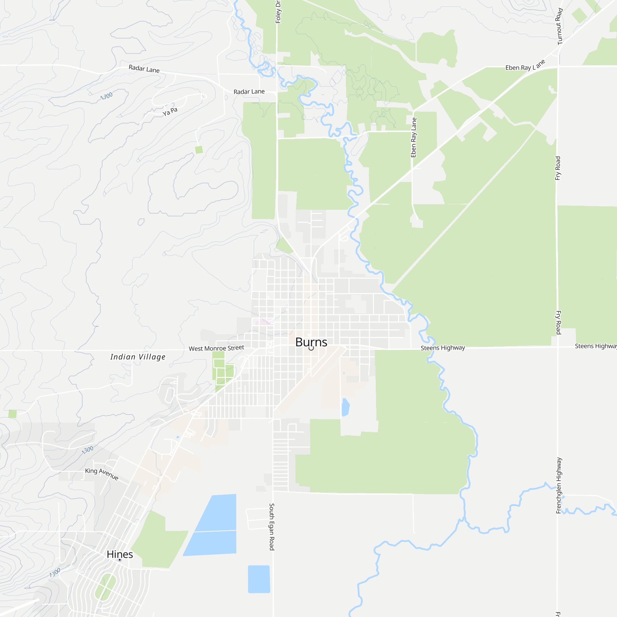 Harney County Chamber of Commerce map
